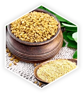 Fenugreek seeds and powder
